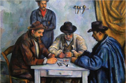The Card Players - Paul Cezanne Painting